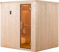weka Sauna "Halmstad" Set, 7,5 kW-Ofen mit digitaler Steuerung