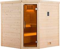 weka Sauna "Turku" Set, 7,5 kW-Ofen mit digitaler Steuerung