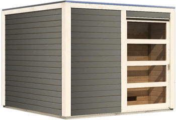 Karibu Cuben (ohne Ofen) terragrau