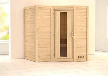 Karibu Sahib 1 (ohne Ofen und Dachkranz, T&uuml;r mit Glaseinsatz)