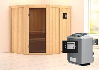 Karibu Siirin/Swenna (9 kW Ofen mit int. Steuerung, T&uuml;r mit Glaseinsatz)