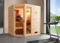 weka Sauna "Valida Eck 1" ohne Ofen