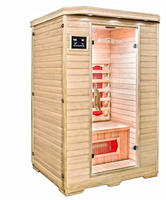 Infrarotkabine Mit Vollspektrumstrahler Redsun M - 120 X 105 Cm F&uuml;r 2 Personen