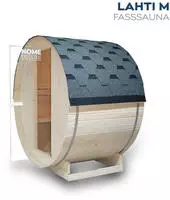 Home Deluxe - Outdoor Fasssauna Lahti M - Ma&szlig;e: Bxtxh: Ca. 185 Cm X 120 Cm X 185 Cm,