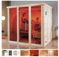 weka Sauna "Kemi Panorama" 7,5 kW Bio-Ofen mit ext. Steuerung