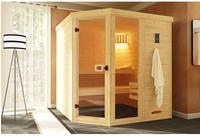 weka Sauna "Massivholz-Elementsauna LAUK" Blockbohlen, vorgefertigte Elemente