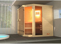 weka Sauna "Massivholz-Elementsauna LAUK" Blockbohlen, vorgefertigte Elemente