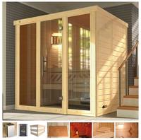 weka Sauna "Kemi Panorama" 7,5 kW Ofen mit ext. Steuerung
