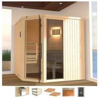 weka Sauna "Varberg 3" 7,5 kW Bio-Ofen mit ext. Steuerung