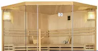 Artsauna Saunakabine, Natur, Holz, 200x200x200 cm, Freizeit, Wellness, Sauna