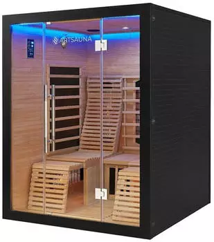 Artsauna Helsinki 150 mit Dual-Technologie schwarz