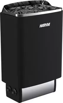 Harvia Top Steel M45 Saunaofen finnisch mit integrierte Steuerung Schwarz 4,5 kW (1-054-208)