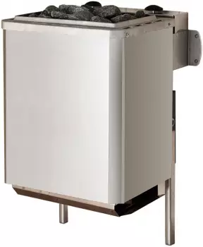 Weka Saunaofen-Set Kompakt 5,4 kW mit integrierter Steuerung, silberfarben (500.0442.20.02)