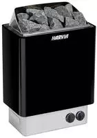 Harvia Kip45 Black Saunaofen 4,5 Kw Elektroofen Integrierte Steuerung Schwarz