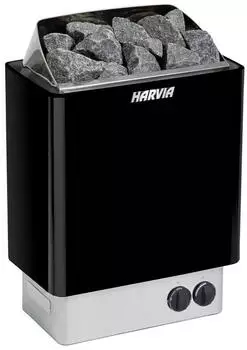 Harvia KIP45 Black Saunaofen 4,5kW integrierte Steuerung (HBK450230)