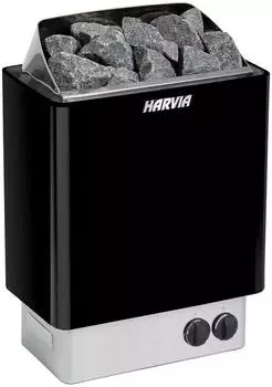 Harvia KIP80 Black Saunaofen 8kW integrierte Steuerung (HBK800230)