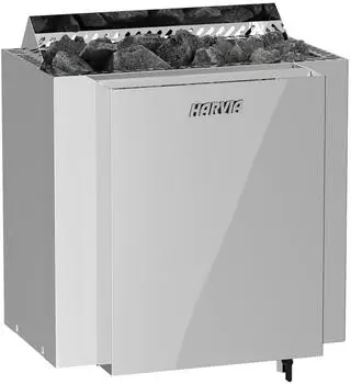 Harvia Qubic Combi Steel Saunaofen mit Verdampfer 6kW (HBQ604S)