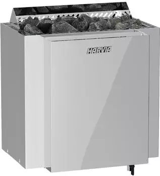 Harvia Qubic Combi Steel Saunaofen mit Verdampfer 9kW (HBQ904S)