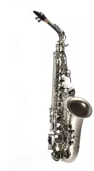 Monzani MZAS-260 Altsaxophon Matt Silber Optik