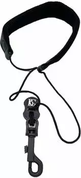 BG France S20SH Saxophon-Tragegurt, Leder, Kunststoffkarabiner (BG-S20SH)