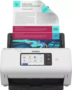 Brother ADS-4700W Professioneller Desktop-Dokumentenscanner, kabelgebunden & kabellos (ADS4700WZU1)