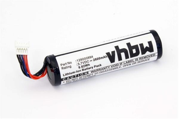 vhbw Li-Ion Akku 2600mAh (3.7V) für Barcode Scanner Datalogic Gryphon GM4130-BK-433K1, GM4130-BK-910K1, GM4130-BK-910K2 wie 128000894, RBP-GM40.