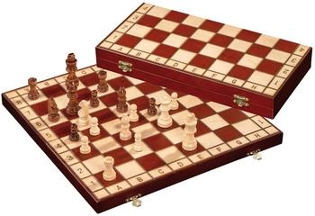 Philos-Spiele Schachkassette mit Feld 35 mm und Randbeschriftung (2629)