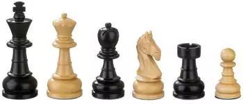Philos-Spiele Schachfiguren Chlodewig, K&ouml;nigsh&ouml;he 83mm, gewichtet (20701)