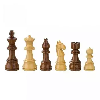 Philos-Spiele Theoderich Schachfiguren, gewichtet, Königshöhe 95mm