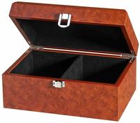 Schachfigurenbox, Wurzelholzoptik, 240 x 155 x 115 mm - Zubeh&ouml;r, ab 6 Jahre