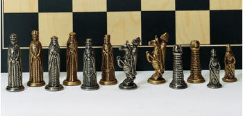Weible Spiele Schachfiguren Lotario, Königshöhe 60 mm (01701)