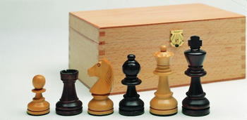 Weible Spiele Schachfiguren Staunton-Form, Königshöhe 83 mm (01254)