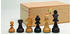 Weible Spiele Schachfiguren Staunton-Form, Königshöhe 83 mm (01254)