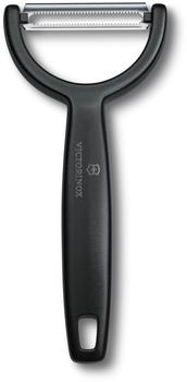 Victorinox Ypso Sparschäler zweischneidig schwarz (6.0963.3)