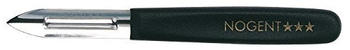 NOGENT"* Nogent 01419K Gemüseschäler, Edelstahl, Schwarz, 9 cm