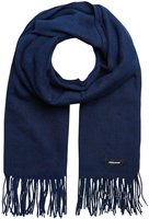 Jack & Jones Strickschal "JACSOLID WOVEN SCARF NOOS" Kunstfaser, mit Fransen