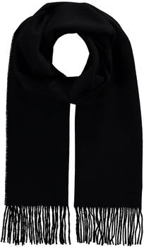 Fraas Wool Scarf with Fringes (627019) black