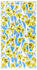 Desigual Floral Rectangle Scarf (24SAWA38) blue water