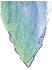 Desigual Foulard Flow Rectangle (24SAWA30) mineral blue
