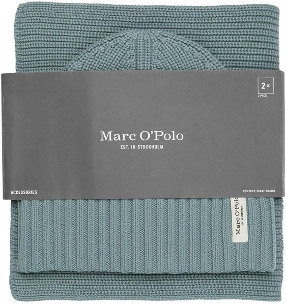 Marc O'Polo Knitted Hat And Scarf Set (330 5022 09036) lightly charred