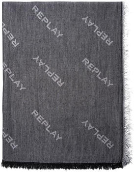Replay Scarf (AM9232.000.A0383B) black/optical white