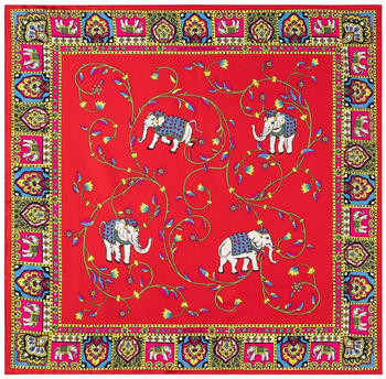 Roeckl Elephant Garden Foulard (41451-470) red mix