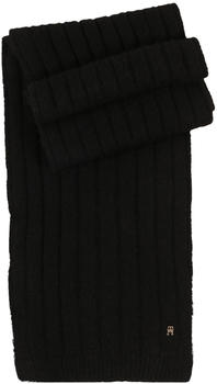 Tommy Hilfiger Schal mit TH-Monogramm und Alpakawolle (AW0AW16655) schwarz