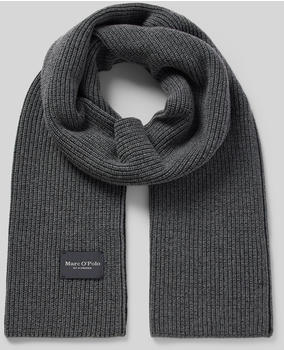 Marc O'Polo Schal aus Bio-Baumwoll-Schurwoll-Mix (429601802062) graphite grey melange