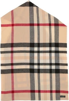 Fraas Cashmink Loop Schal 56 x 70 cm Karierter Schlauch-Schal Beige