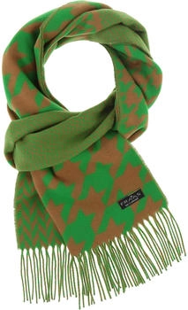 Fraas Cashmink-Schal mit Hahnentritt 35 x 200 cm Cyber Green