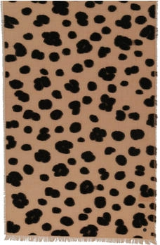 Fraas Schal 50 x 190 cm Stola mit Leo-Motiv Camel