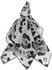 Fraas Halstuch Damen mit Animal-Print 51 x 51 cm mit Leo-Muster Bandana Tuch Steingrau