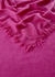 Codello Schal aus Wolle und Kaschmir dunkelpink