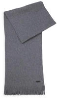 BOSS Schal "Albas" aus Schurwolle mit Raschel-Strick, 170 x 25 cm